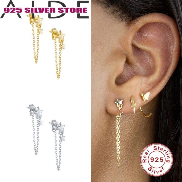 aide platinum european and american cross-border 925 sterling silver ins geometric solid star chain earrings stud, Golden;silver
aide platinum european and american cross-border 925 sterling silver ins geometric solid star chain earrings stud, Golden;silver