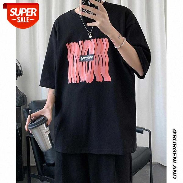 men's short-sleeved simple and versatile korean style trendy round neck casual loose compassionate shirt #xj49, White;black
men's short-sleeved simple and versatile korean style trendy round neck casual loose compassionate shirt #xj49, White;black