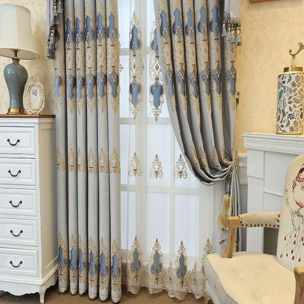 curtain & drapes european window curtains for living room luxury embroidery jacquard blinds blackout fabric and tulle villa bedroom
curtain & drapes european window curtains for living room luxury embroidery jacquard blinds blackout fabric and tulle villa bedroom