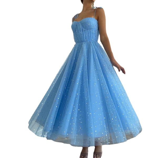 blue a line prom dresses sweetheart sleeveless tulle formal wedding/evening party dress for graduation vestidos de fiesta, Black
blue a line prom dresses sweetheart sleeveless tulle formal wedding/evening party dress for graduation vestidos de fiesta, Black