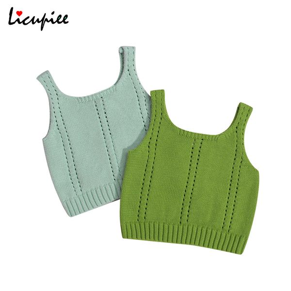 solid sleeveless sweaters girl kids summer tank solid knitted wide shoulder strap sleeveless vest for girls blue/green g1026
solid sleeveless sweaters girl kids summer tank solid knitted wide shoulder strap sleeveless vest for girls blue/green g1026