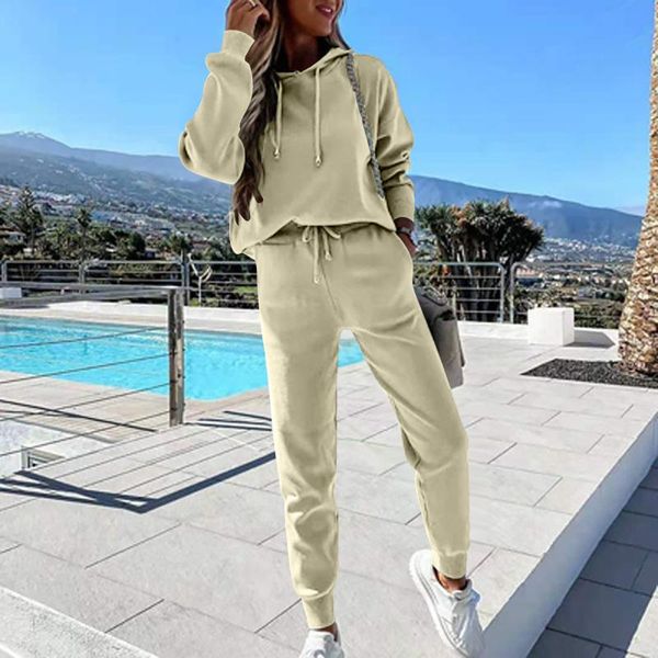 women's two piece pants autumn tracksuit pant sets casual sweatshirts + drawstring sweatpants women outfits sport chandals mujer, White
women's two piece pants autumn tracksuit pant sets casual sweatshirts + drawstring sweatpants women outfits sport chandals mujer, White