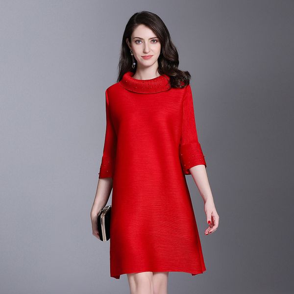 dress tianpei high autumn in french fashion enlargement accounts sleeves size red scarf collar indie clothes, Black;gray
dress tianpei high autumn in french fashion enlargement accounts sleeves size red scarf collar indie clothes, Black;gray