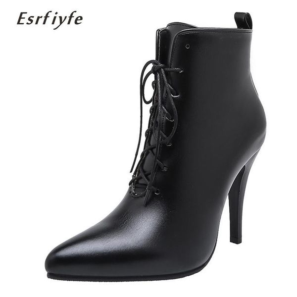 boots esrfiyfe 2021 women shoes winter ankle fashion thin high heel lace up pointed toe motorcycle platform size 34-48, Black
boots esrfiyfe 2021 women shoes winter ankle fashion thin high heel lace up pointed toe motorcycle platform size 34-48, Black
