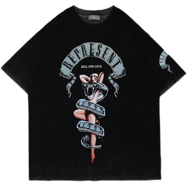 men vintage black printed cotton t shirts short sleeve hip hop casual t-shirts men's womens loose tee size m-xl, White;black
men vintage black printed cotton t shirts short sleeve hip hop casual t-shirts men's womens loose tee size m-xl, White;black