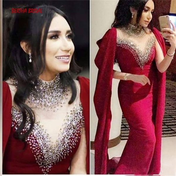 party dresses crystal high neck formal evening dress long mermaid prom for women with sweep abiti da cerimonia sera, White;black
party dresses crystal high neck formal evening dress long mermaid prom for women with sweep abiti da cerimonia sera, White;black