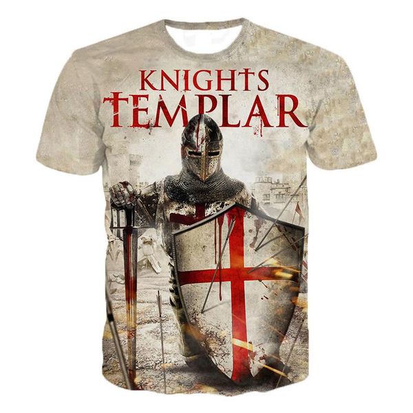 men's t-shirts knights templar 3d print t shirt fashion casual men women hip hop harajuku streetwear tee, White;black
men's t-shirts knights templar 3d print t shirt fashion casual men women hip hop harajuku streetwear tee, White;black