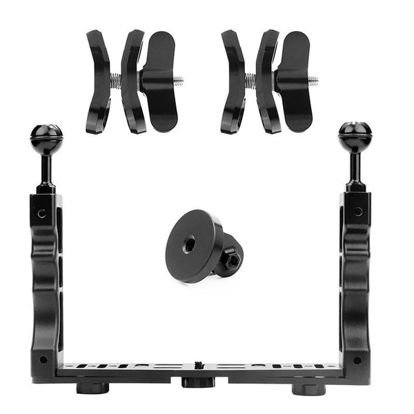 diving aluminum handheld handle hand grip stabilizer rig underwater scuba tray mount stabilizers
diving aluminum handheld handle hand grip stabilizer rig underwater scuba tray mount stabilizers