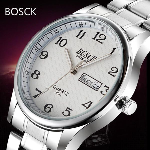 men's watch date day stainless steel relojes luminous hour dress men casual quartz 2021 sport wristwat wristwatches, Slivery;brown
men's watch date day stainless steel relojes luminous hour dress men casual quartz 2021 sport wristwat wristwatches, Slivery;brown