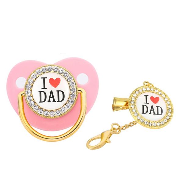 pacifiers# 0-18 months luxury i love mum/ dad baby pacifier bling with rhinestones kid orthodontic dummy crystal nipple
pacifiers# 0-18 months luxury i love mum/ dad baby pacifier bling with rhinestones kid orthodontic dummy crystal nipple