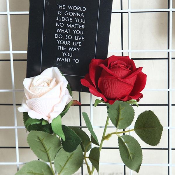 51x7cm artificial rose branch wedding decoration flower vivid real touch silk bride home decor decorative flowers & wreaths
51x7cm artificial rose branch wedding decoration flower vivid real touch silk bride home decor decorative flowers & wreaths
