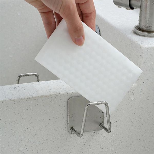 kitchen organizer stainless steel sponge storage rack perforation sink soap drain bathroom items & organization
kitchen organizer stainless steel sponge storage rack perforation sink soap drain bathroom items & organization