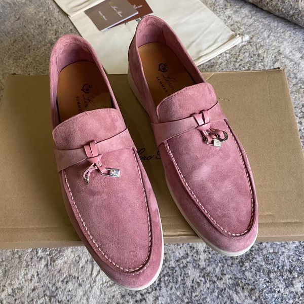 loro piana summer charms embellished walk suede loafers shoes pink genuine leather casual slip on flats women luxury designers flat dress sh, Black
loro piana summer charms embellished walk suede loafers shoes pink genuine leather casual slip on flats women luxury designers flat dress sh, Black