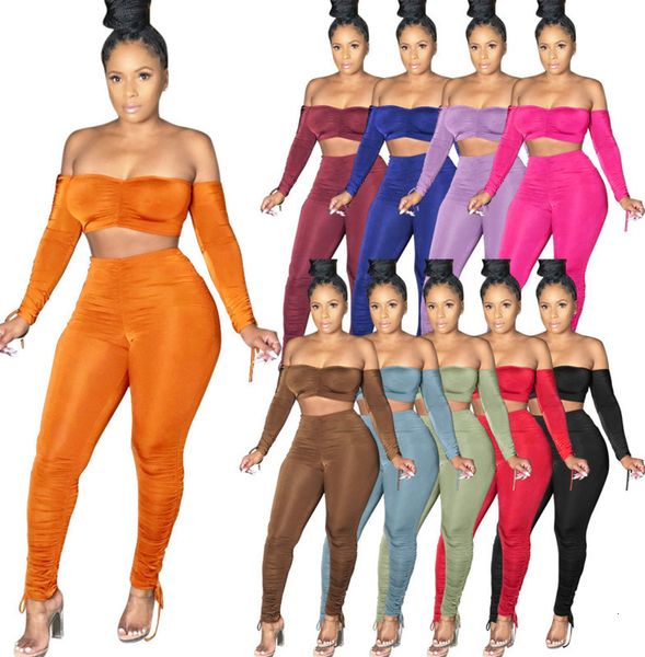women's tracksuits women sport two pieces set outfit strapless bodysuit leggings drawstring pants workout clothes i4dv, Gray
women's tracksuits women sport two pieces set outfit strapless bodysuit leggings drawstring pants workout clothes i4dv, Gray