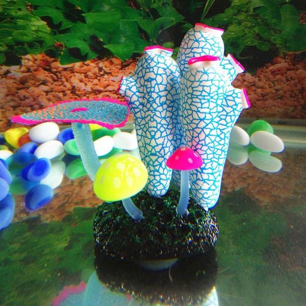 flexible style silicone aquarium anemone decoration artificial fish tank sea ornament glowing in light decorations
flexible style silicone aquarium anemone decoration artificial fish tank sea ornament glowing in light decorations