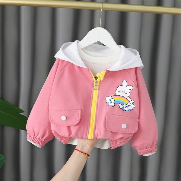 jackets 2021 spring autumn baby girls coats kids cute rainbow cartoon children hooded windbreaker toddler infant clothing, Blue;gray
jackets 2021 spring autumn baby girls coats kids cute rainbow cartoon children hooded windbreaker toddler infant clothing, Blue;gray