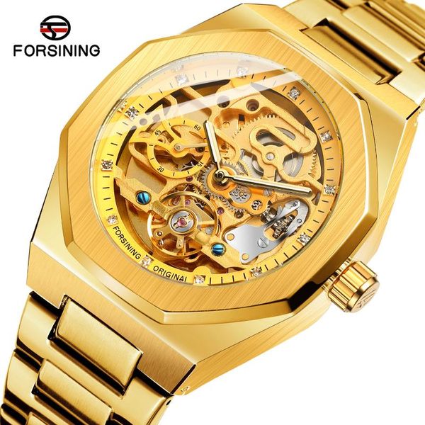 wristwatches forsining men's automatic mechanical watch luminous three eyes six hands weekly steel band, Slivery;brown
wristwatches forsining men's automatic mechanical watch luminous three eyes six hands weekly steel band, Slivery;brown