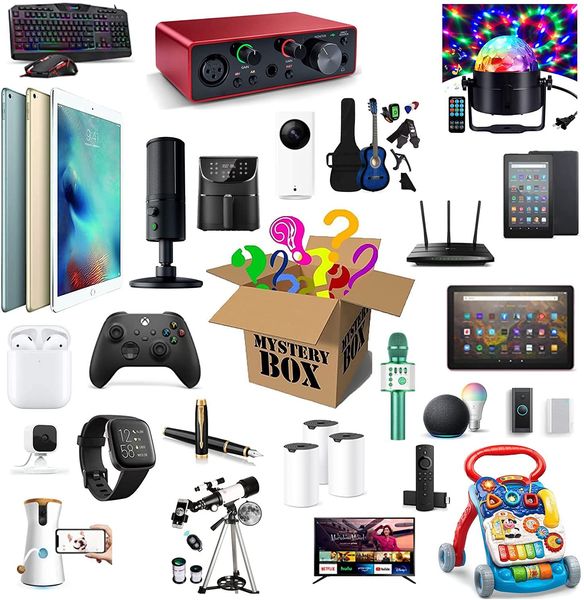 mystery box electronics, boxes random, birthday surprise favors , lucky for adults gift, such as drones, smart watches,
mystery box electronics, boxes random, birthday surprise favors , lucky for adults gift, such as drones, smart watches,