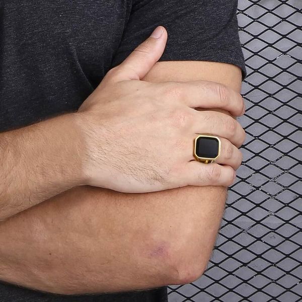 cluster rings black carnelian cz gold tone ring for men boys 316l stainless steel signet square shape royal male jewelry hrm63a, Golden;silver
cluster rings black carnelian cz gold tone ring for men boys 316l stainless steel signet square shape royal male jewelry hrm63a, Golden;silver