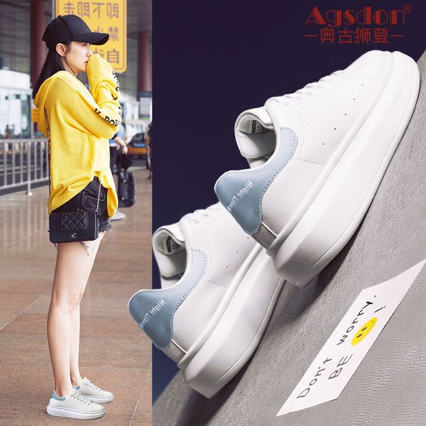 augusto white shoes womens shoes spring 2021 new korean style students skateboard shoes platform casual brand direct sales, Black
augusto white shoes womens shoes spring 2021 new korean style students skateboard shoes platform casual brand direct sales, Black