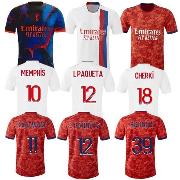 21 22 maillotes lyon lyonnais soccer jersey summer football uniform traore memphis bruno delivery, Gray
21 22 maillotes lyon lyonnais soccer jersey summer football uniform traore memphis bruno delivery, Gray
