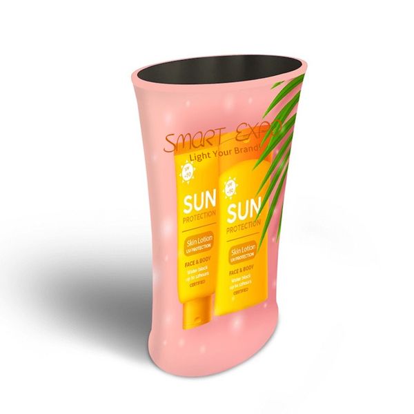 oval tension fabric counter advertising display with hdf bottom boards thick aluminum tube customized printed graphic portable carry bag
oval tension fabric counter advertising display with hdf bottom boards thick aluminum tube customized printed graphic portable carry bag