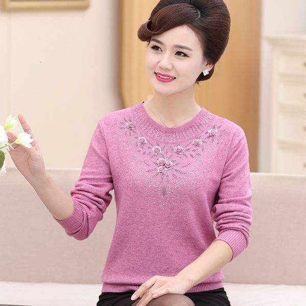 women's sweaters spring autumn middle-aged women o neck sweater plus size fashion loose long-sleeve knit pullover short warm womens woo, White;black
women's sweaters spring autumn middle-aged women o neck sweater plus size fashion loose long-sleeve knit pullover short warm womens woo, White;black