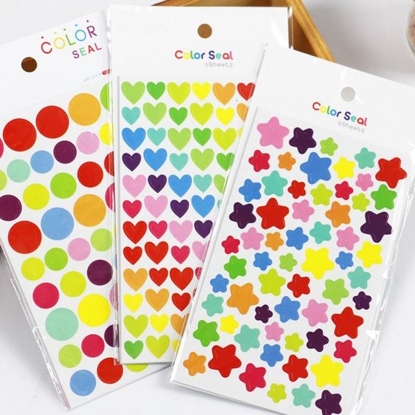 6pcs/pack round star heart shape scrapbooking pvc stickers label for diy stationery diary mobile cups decoration envelope seal gift wrap
6pcs/pack round star heart shape scrapbooking pvc stickers label for diy stationery diary mobile cups decoration envelope seal gift wrap