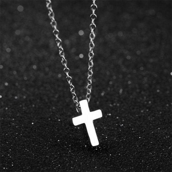 chains simple women necklace stainless steel chain cross pendant ladies casual necklaces jewelry accessories ml, Silver
chains simple women necklace stainless steel chain cross pendant ladies casual necklaces jewelry accessories ml, Silver