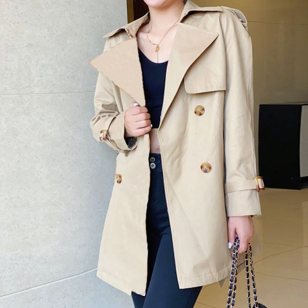 women's trench coats short classic windbreaker waterproof british new high-end english style autumn winter gabadian solid color j08, Tan;black
women's trench coats short classic windbreaker waterproof british new high-end english style autumn winter gabadian solid color j08, Tan;black