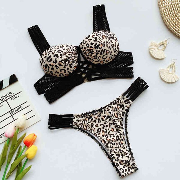 2021 leopard print underwired bra cup push up swimsuit women swimwear female v-bar bikini set mesh bandeau bathing suiting
2021 leopard print underwired bra cup push up swimsuit women swimwear female v-bar bikini set mesh bandeau bathing suiting