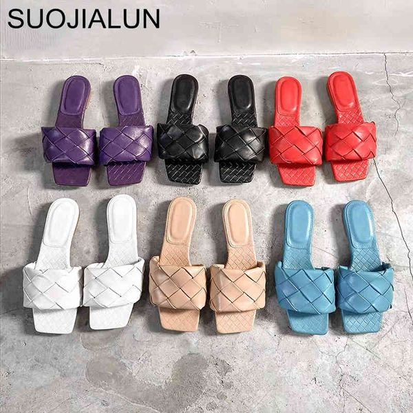 suojialun 2020 new brand slippers weave leather women sandal open toe flat casual slides summer outdoor beach female flip flops c0330, Black
suojialun 2020 new brand slippers weave leather women sandal open toe flat casual slides summer outdoor beach female flip flops c0330, Black