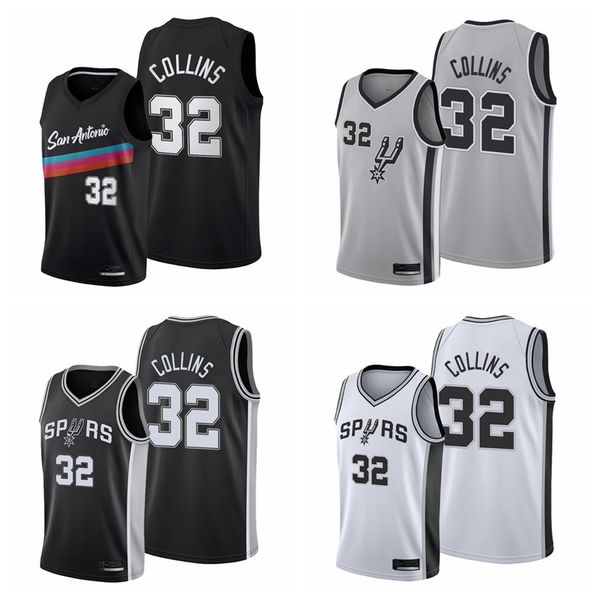 san antoniospursmen basketball zach collins 32 2021 trade black edition city jersey, Black;red
san antoniospursmen basketball zach collins 32 2021 trade black edition city jersey, Black;red