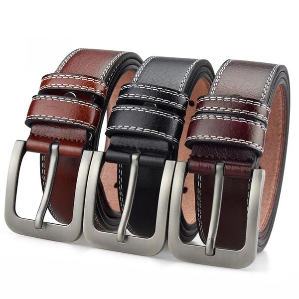 belts men belt cow genuine leather luxury brand pin buckle strap male cinturones para hombre de lujo, Black;brown
belts men belt cow genuine leather luxury brand pin buckle strap male cinturones para hombre de lujo, Black;brown