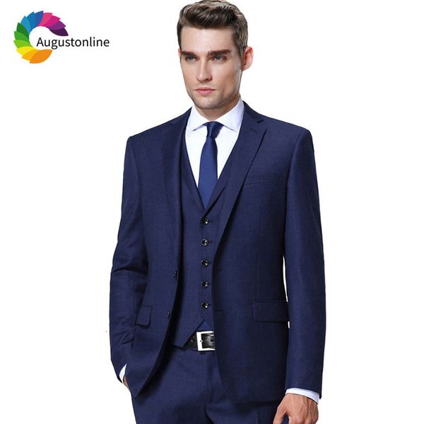 men's suits & blazers navy blue men for business costume homme slim fit groom tuxedo 3piece jacket pants vest man blazer tern, White;black
men's suits & blazers navy blue men for business costume homme slim fit groom tuxedo 3piece jacket pants vest man blazer tern, White;black