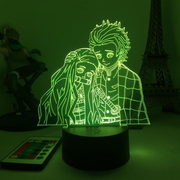 night lights acrylic led light anime demon slayer kimetsu no yaiba nezuko kamado agatsuma zenitsu figure for kids bedroom decor lamp
night lights acrylic led light anime demon slayer kimetsu no yaiba nezuko kamado agatsuma zenitsu figure for kids bedroom decor lamp