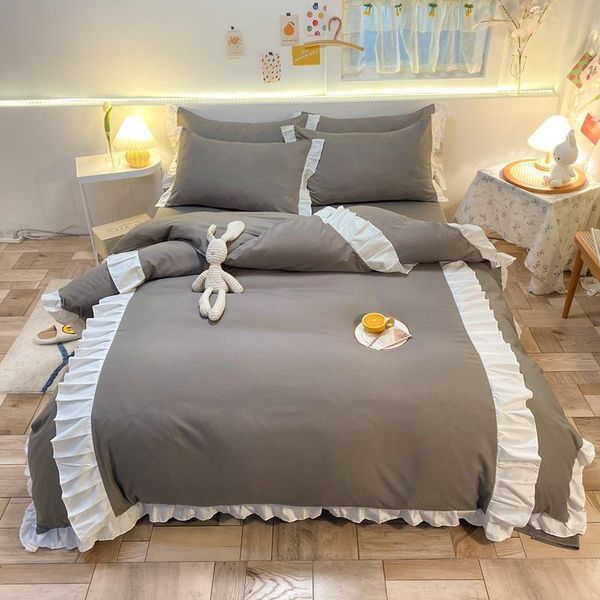 bedding sets princess style 4pcs oversized duvet cover set sheets with lace bedroom luxury
bedding sets princess style 4pcs oversized duvet cover set sheets with lace bedroom luxury
