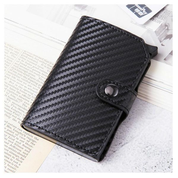 card holders bisi goro up holder rfid safety wallet multifunctional case metal box money bag pu leather, Brown;gray
card holders bisi goro up holder rfid safety wallet multifunctional case metal box money bag pu leather, Brown;gray