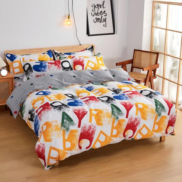 bedding sets colorful english letter kids luxury comforter set modern fashion king twin size bed linen duvet cover gift
bedding sets colorful english letter kids luxury comforter set modern fashion king twin size bed linen duvet cover gift
