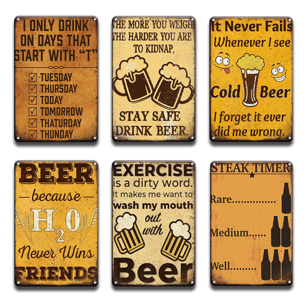 popular beer metal poster sign vintage pub bar signs plaque metal sign home wall decor restaurant kitchen room decoration
popular beer metal poster sign vintage pub bar signs plaque metal sign home wall decor restaurant kitchen room decoration