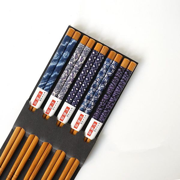 chopsticks japanese-style household tableware 5 pairs set healthy bamboo pointed
chopsticks japanese-style household tableware 5 pairs set healthy bamboo pointed