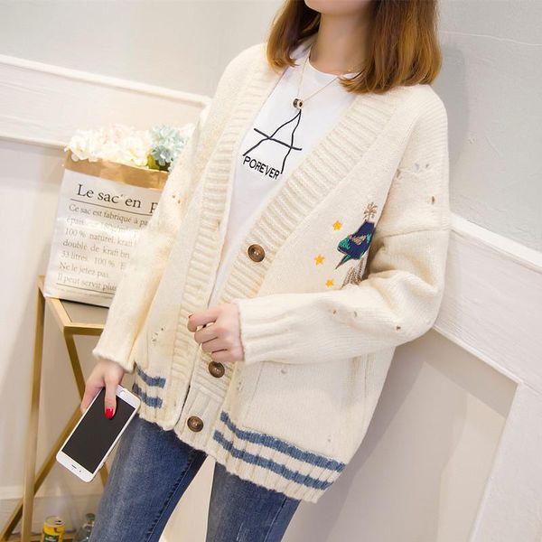 women's sweaters 8282 2021 korean autumn sweater73_3a18, White;black