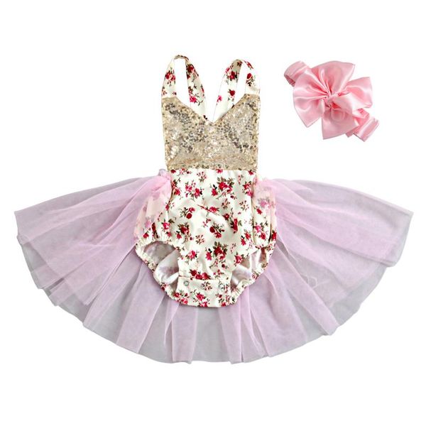 girl's dresses infant sleeveless romper + flower headband mesh stitching sweet style little princess summer clothing, Red;yellow
girl's dresses infant sleeveless romper + flower headband mesh stitching sweet style little princess summer clothing, Red;yellow
