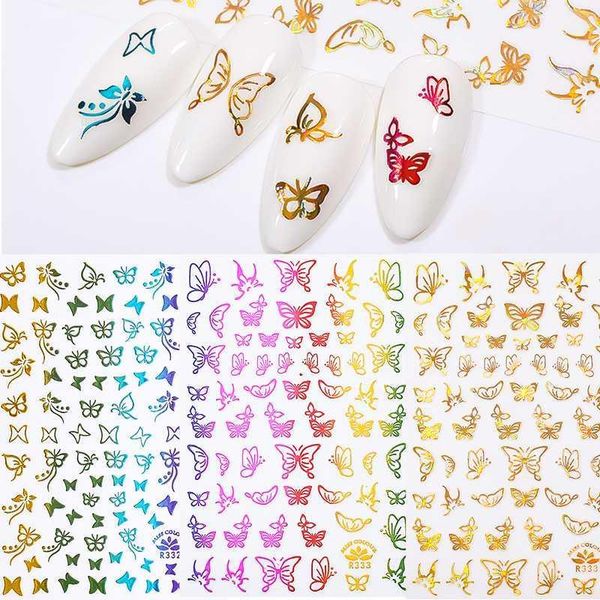 holographics colorful 3d butterfly designs nail stickers decals diy slider for art decoration nails tips beauty1, Black
holographics colorful 3d butterfly designs nail stickers decals diy slider for art decoration nails tips beauty1, Black