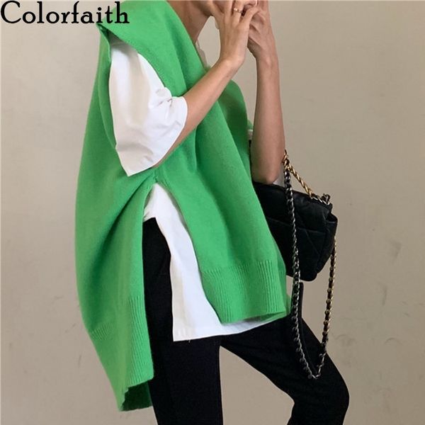 colorfaith 202q new autumn winter women sweaters pullovers waistcoat vest knitted irregular split vintage oversize swv88878 210413, White;black
colorfaith 202q new autumn winter women sweaters pullovers waistcoat vest knitted irregular split vintage oversize swv88878 210413, White;black