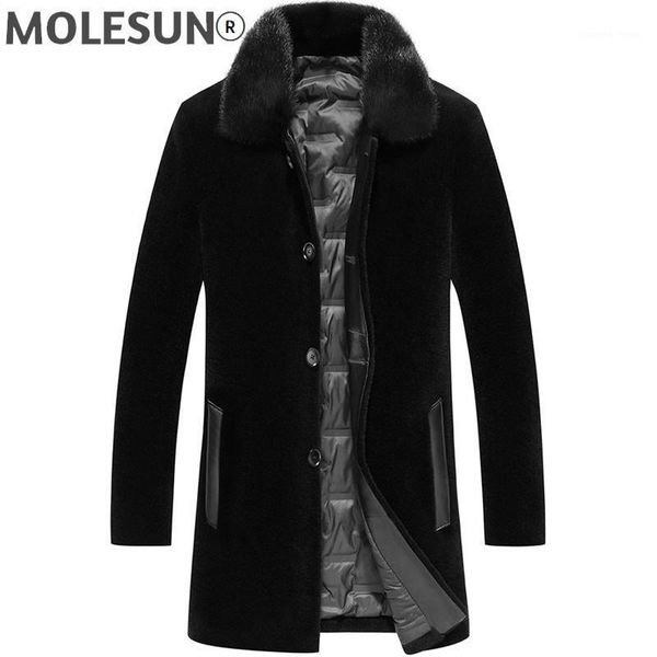 men's leather & faux akoosun winter down jacket thick long coat men real sheep shearing parkas 100% collar clothes ropa hombre lxr3, Black
men's leather & faux akoosun winter down jacket thick long coat men real sheep shearing parkas 100% collar clothes ropa hombre lxr3, Black