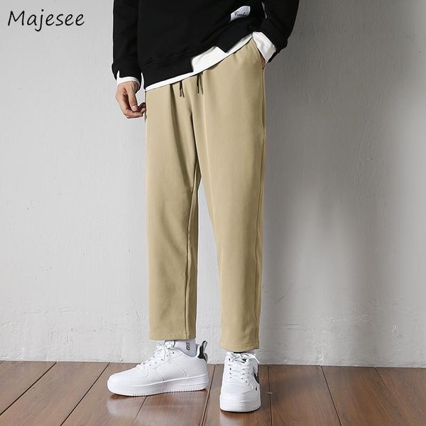 men's pants men casual solid ankle length loose comfort all-match males trousers large size s-4xl teenagers fashionable, Black
men's pants men casual solid ankle length loose comfort all-match males trousers large size s-4xl teenagers fashionable, Black