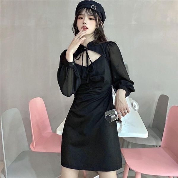 casual dresses autumn 2021 fashion high street womens dress solid color long sleeve temperament simplicity hollow out round neck women, Black;gray
casual dresses autumn 2021 fashion high street womens dress solid color long sleeve temperament simplicity hollow out round neck women, Black;gray