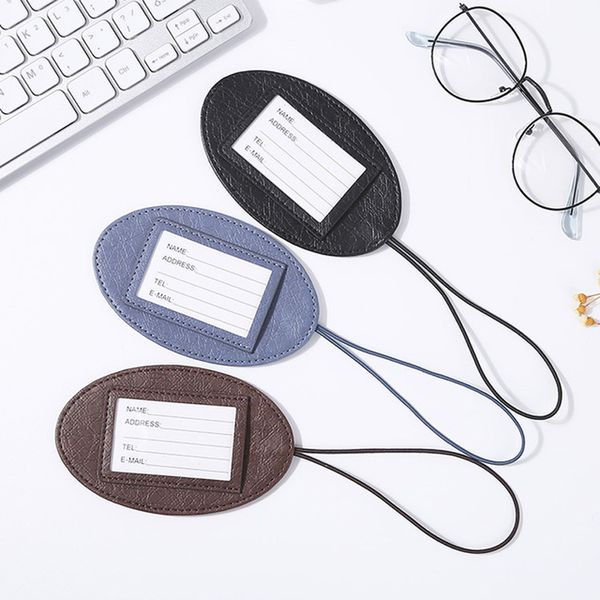 10pcs bag parts women pu oval luggage tags baggage name suitcase address label holder, Black
10pcs bag parts women pu oval luggage tags baggage name suitcase address label holder, Black