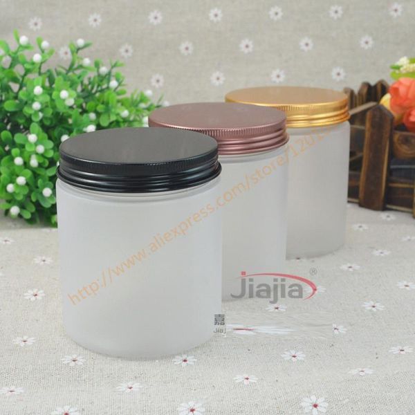 storage bottles & jars 250g pet clear frosted cream jar with gold/bronze/black aluminum cap,makeup tool 250ml face mask container,250ml food
storage bottles & jars 250g pet clear frosted cream jar with gold/bronze/black aluminum cap,makeup tool 250ml face mask container,250ml food